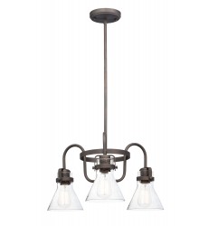  Seafarer 3-Light Chandelier-(26116CDOI)-Maxim