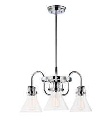  Seafarer 3-Light Chandelier-(26116CDPC)-Maxim