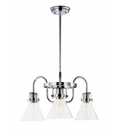  Seafarer 3-Light Chandelier-(26116CDPC)-Maxim