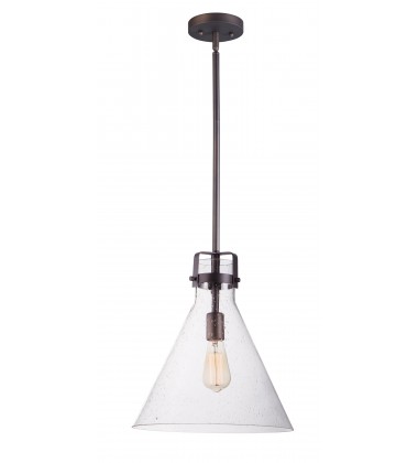  Seafarer 1-Light Pendant with Bulb-(26119CDOI/BUL)-Maxim