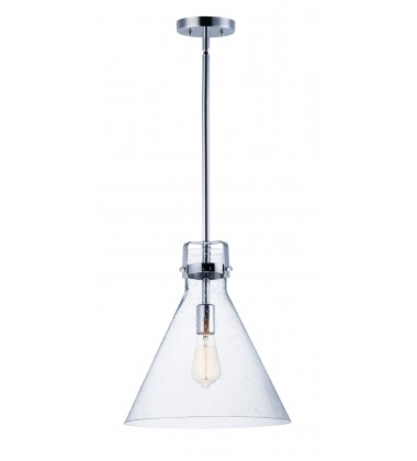  Seafarer 1-Light Pendant with Bulb-(26119CDPC/BUL)-Maxim