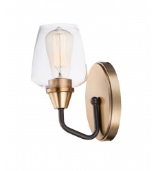  Goblet 1-Light Wall Sconce-(26121CLBZAB)-Maxim