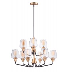  Goblet 9-Light Chandelier-(26127CLBZAB)-Maxim