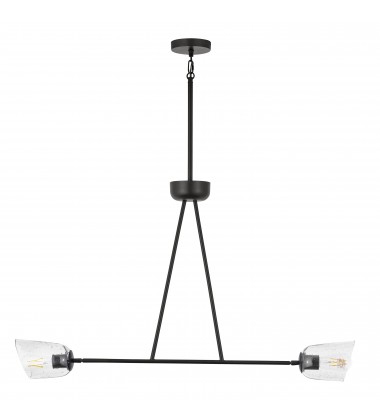  Keppe 2-Light Linear Pendant-(26262SSDBZ)-Maxim