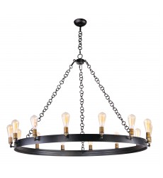  Noble 14-Light Chandelier-(26276BKNAB)-Maxim