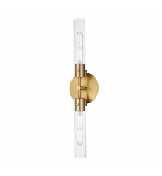 Equilibrium 2-Light LED Wall Sconce-(26370CLNAB)-Maxim  Equilibrium 2-Light LED Wall Sconce-(26370CLNAB)-Maxim