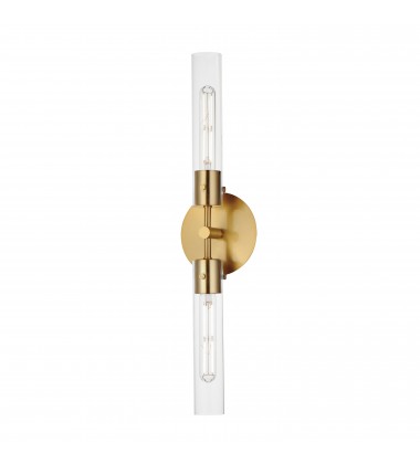 Equilibrium 2-Light LED Wall Sconce-(26370CLNAB)-Maxim  Equilibrium 2-Light LED Wall Sconce-(26370CLNAB)-Maxim