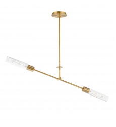 Equilibrium 2-Light LED Pendant-(26372CLNAB)-Maxim  Equilibrium 2-Light LED Pendant-(26372CLNAB)-Maxim
