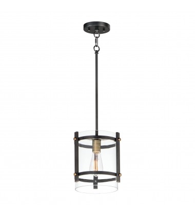 Capitol 1-Light Pendant-(2649BKAB)-Maxim Capitol 1-Light Pendant-(2649BKAB)-Maxim