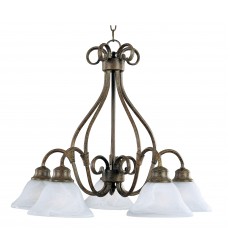  Pacific 5-Light Chandelier-(2657MRKB)-Maxim