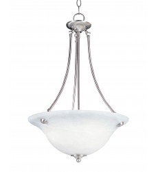 Malaga 3-Light Invert Bowl Pendant-(2682MRSN)-Maxim