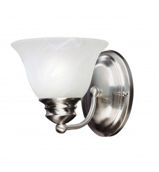  Malaga 1-Light Wall Sconce-(2686MRSN)-Maxim