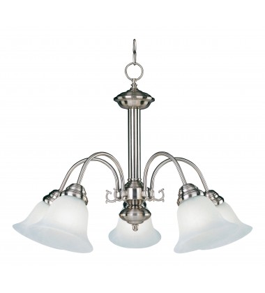  Malaga 5-Light Chandelier-(2698MRSN)-Maxim