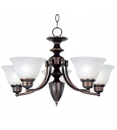  Malaga 5-Light Chandelier-(2699MROI)-Maxim