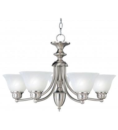  Malaga 5-Light Chandelier-(2699MRSN)-Maxim