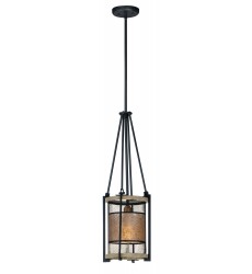  Boundry 1-Light Pendant-(27563BKBWAB)-Maxim