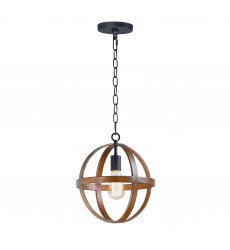  Compass Single Pendant-(27571APBK)-Maxim