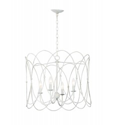  Trellis 4-Light Chandelier-(27594WWT)-Maxim