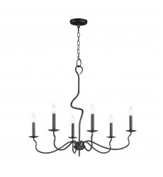 Padrona 6-Light Chandelier-(27706BO)-Maxim Padrona 6-Light Chandelier-(27706BO)-Maxim