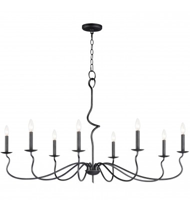  Padrona 8-Light Chandelier-(27708BO)-Maxim