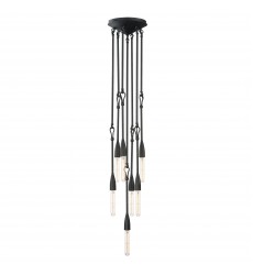  Pioneer 7-Light Pendant-(27716AR)-Maxim