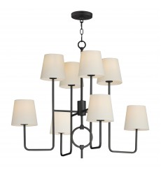Paoli 8-Light Chandelier-(27728OFCHL)-Maxim  Paoli 8-Light Chandelier-(27728OFCHL)-Maxim
