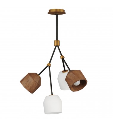 Akimbo 4-Light Pendant W LED Bulbs-(28274DBZAB)-Maxim Akimbo 4-Light Pendant W LED Bulbs-(28274DBZAB)-Maxim