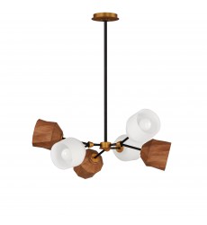 Akimbo 6-Light Pendant W LED Bulbs-(28276DBZAB)-Maxim Akimbo 6-Light Pendant W LED Bulbs-(28276DBZAB)-Maxim