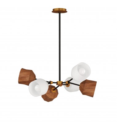 Akimbo 6-Light Pendant W LED Bulbs-(28276DBZAB)-Maxim Akimbo 6-Light Pendant W LED Bulbs-(28276DBZAB)-Maxim