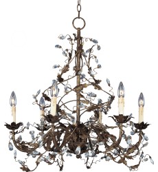  Elegante 6-Light Chandelier-(2851OI)-Maxim
