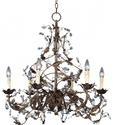  Elegante 6-Light Chandelier-(2851OI)-Maxim