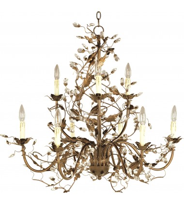  Elegante 9-Light Chandelier-(2852EG)-Maxim