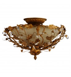  Elegante 3-Light Semi-Flush Mount-(2859EG)-Maxim