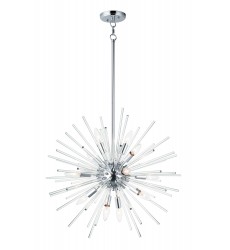  Polaris 12-Light Pendant-(28664CLPC)-Maxim