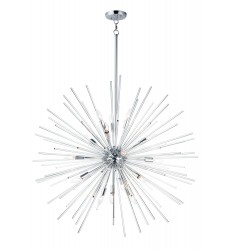  Polaris 16-Light Pendant-(28666CLPC)-Maxim