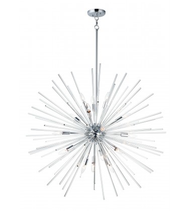  Polaris 16-Light Pendant-(28666CLPC)-Maxim