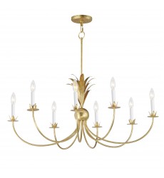 Paloma 8-Light Chandelier-(2888GL)-Maxim  Paloma 8-Light Chandelier-(2888GL)-Maxim