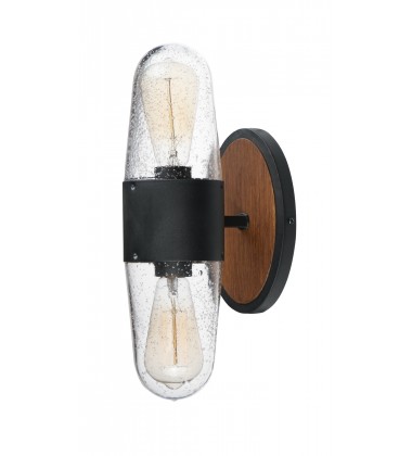  Lido 2-Light Outdoor Wall Sconce-(30012CDAPBK)-Maxim