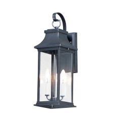  Vicksburg 2-Light Medium Outdoor Wall Sconce-(30023CLBK)-Maxim