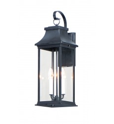  Vicksburg 3-Light Large Outdoor Wall Sconce-(30024CLBK)-Maxim