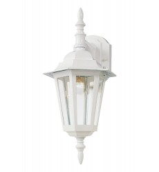  Builder Cast 1-Light Outdoor Wall Mount-(3002CLWT)-Maxim