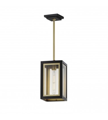 Neoclass 1-Light Outdoor Pendant-(30051CLBKGLD)-Maxim  Neoclass 1-Light Outdoor Pendant-(30051CLBKGLD)-Maxim