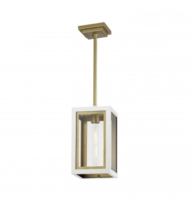 Neoclass 1-Light Outdoor Pendant-(30051CLWTGLD)-Maxim  Neoclass 1-Light Outdoor Pendant-(30051CLWTGLD)-Maxim