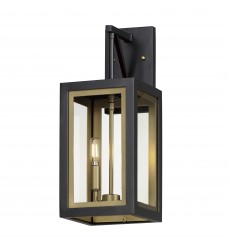  Neoclass 2-Light Outdoor Sconce-(30054CLBKGLD)-Maxim