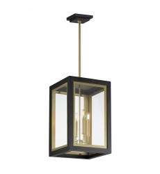  Neoclass 4-Light Outdoor Pendant-(30058CLBKGLD)-Maxim