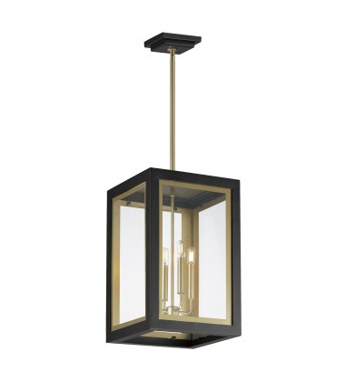 Neoclass 4-Light Outdoor Pendant-(30058CLBKGLD)-Maxim  Neoclass 4-Light Outdoor Pendant-(30058CLBKGLD)-Maxim