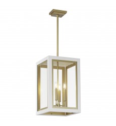  Neoclass 4-Light Outdoor Pendant-(30058CLWTGLD)-Maxim