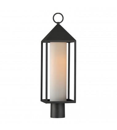 Aldous 1-Light Outdoor Post Mount-(30070SWBK)-Maxim  Aldous 1-Light Outdoor Post Mount-(30070SWBK)-Maxim