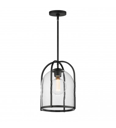  Foundry 1-Light Pendant-(30194CDBK)-Maxim