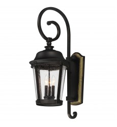  Dover Cast 3-Light Outdoor Wall Lantern-(3025CDBZ)-Maxim